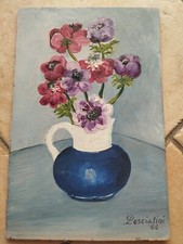 Dipinto olio su tela, "Vaso Di