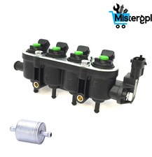 4 INIETTORI PER LANDI RENZO TAPPO VERDE ATTACCO BOSCH GPL CON FLAUTO E SENSORE