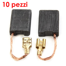 10 Spazzole carboncini smerigliatrice angolare per Bosch GWS20-230 H 6.3x16x22mm