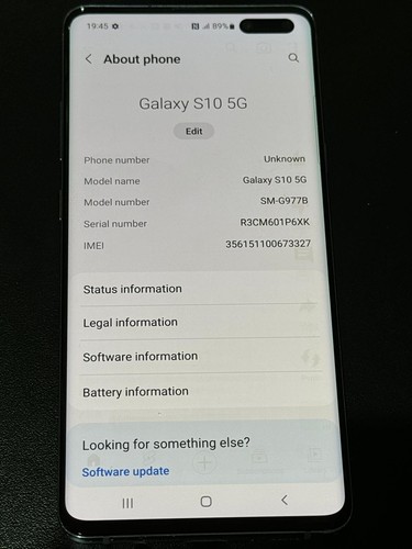 Samsung galaxy s10 256 - s10, gb