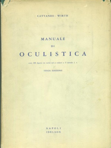 Manuale oculistica cattaneo - manuale,