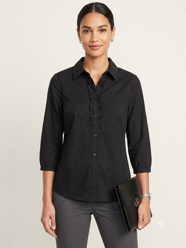 Camicia nera con - , e