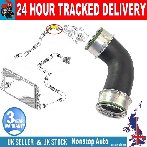 Tubo del intercooler - turbo, per