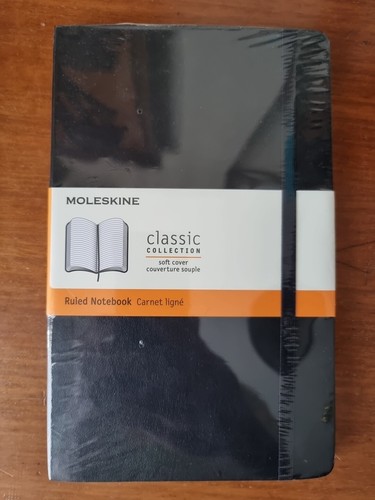 Moleskine leather notebook - moleskine,