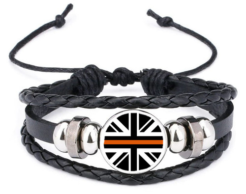 Thin orange line - orange, black