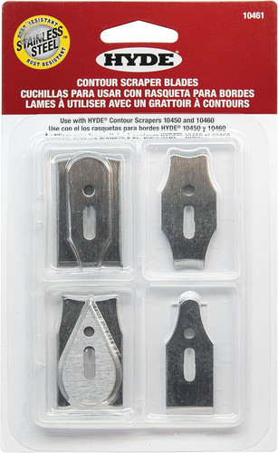 Raschietto contorni lame - raschietto,