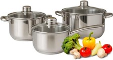 Batteria pentole acciaio - batteria,