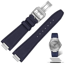 Blue Nylon Strap Bracelet for