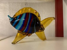 Vetro di murano pesce coloratissimo perfetto
