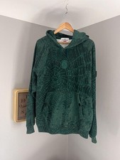 Felpa con cappuccio Stone Island Supreme verde taglia XL