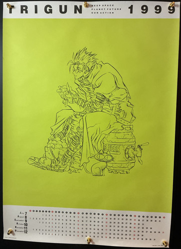 Trigun 1999 calendario - trigun,