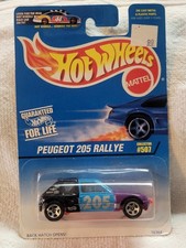 Hot Wheels scheda blu Peugeot
