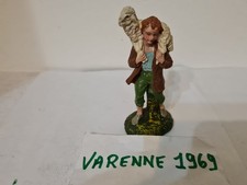 PRESEPE STATUINE PASTA ITALY FANCIULLO CON PECORA IN SPALLA CM 10X4,5