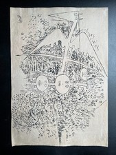 Disegno Wifredo Lam su carta