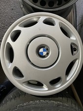4 CERCHI BMW ORIGINALI 15x 6  1/2 Usati Completi Di Copri cerchi Originali BMW