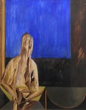 ROSSELLO MARIO Olio su tela 80x100 cm Firmata in basso