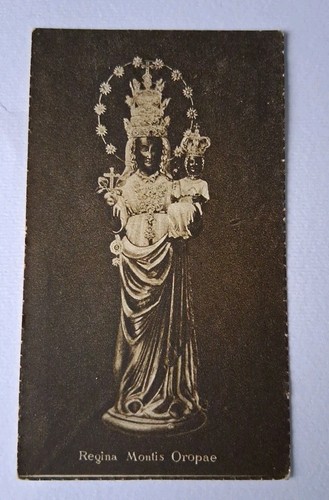 Santino regina montis oropae - santino,