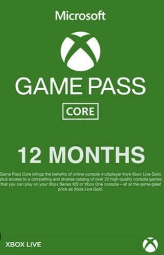 Xbox game pass core essential - game,