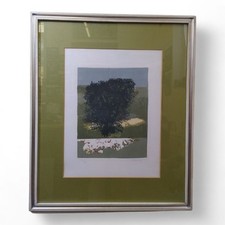 QUADRO LITOGRAFIA SENZA TIT. - GIANCARLO CAZZANIGA FIRMATA E NUMERATA ES. 55 DI