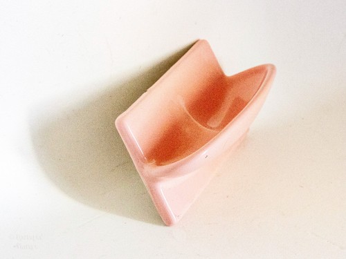 Portasapone ceramica rosa