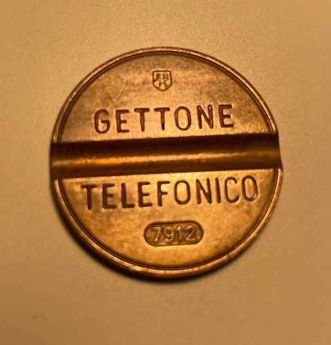 Gettone telefonico 7912 raro - gettone,