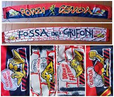 Sciarpa calcio ⚽ FOSSA DEI GRIFONI ?? GENOA tifosi ULTRAS❗bufanda VINTAGE❗RARA