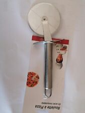 Couteau roulette à pizza en acier inoxydable diamètre 75 mm
