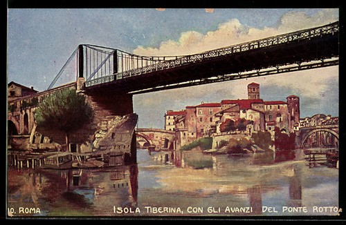 Roma isola tiberina con - tiberina,