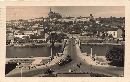 Cartolina praga castello - cartolina,