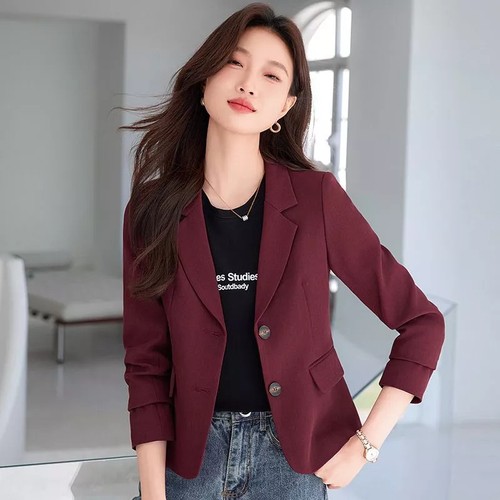Blazer donna elegante rosso - donna,
