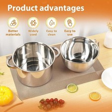 Set di pentole a bagnomaria