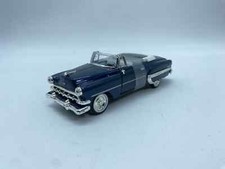 MODELLINO AUTO CHEVROLET BELAIR 1954 BLU - EDICOLA - SCALA 1:32 "NO BOX" DIECAST
