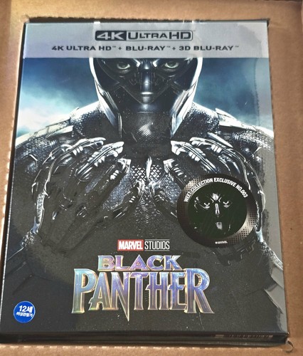 Black panther uhd blu ray - black, 4k