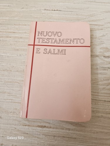 Nuovo testamento salmi - testamento, e
