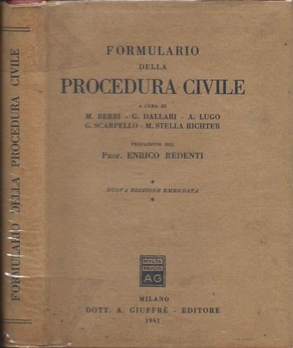 Formulario della procedura
