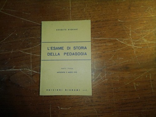Ernesto bignami esame - esame, di