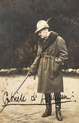 Gabriele annunzio signed - d'annunzio,