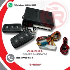 KIT SET CHIUSURA CENTRALIZZATA UNIVERSALE PORTA 2 TELECOMANDI CENTRALINA AUTO