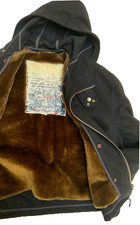 GIUBBINO JACKET  USS NAVY LEXINGTON  ARMY AVIREX BELFAST TOP GUN SCHOTT military