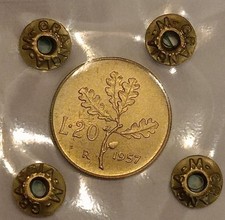 20 Lire Ramo Di Quercia Anni