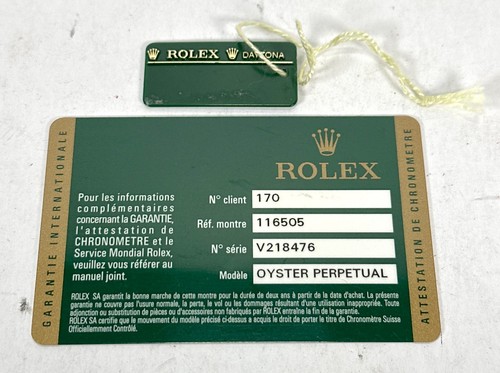 Originale rolex 116505 daytona - rolex,