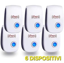 REPELLENTE AD ULTRASUONI PER TOPI E ZANZARE ✅️ 6PZ