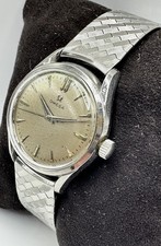 Omega 2667-7 SC Acciaio Cal.420 Carica Manuale Raro Originale Patina Funzionante Liscio