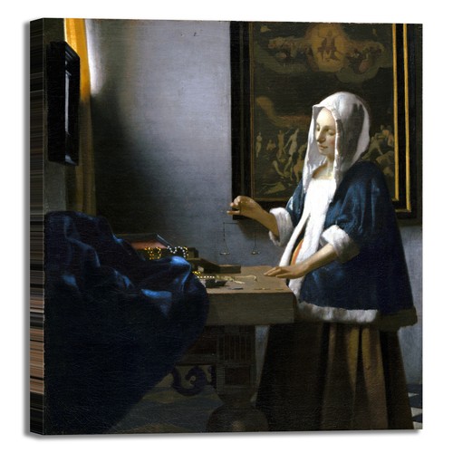 Vermeer pesatrice perle - pesatrice,