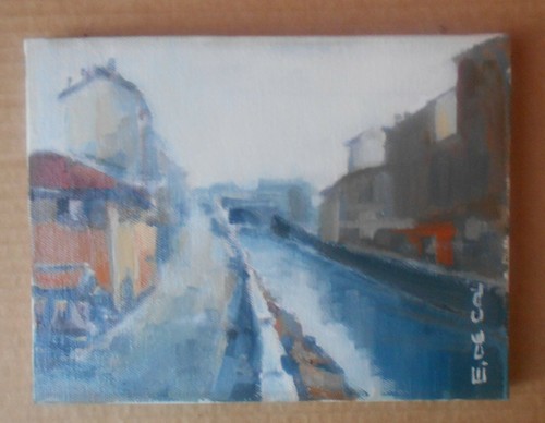 Quadro dipinto olio tela - su,