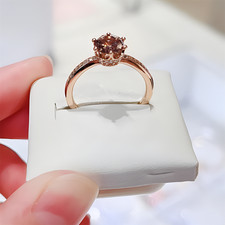 Anello solitario nuovo