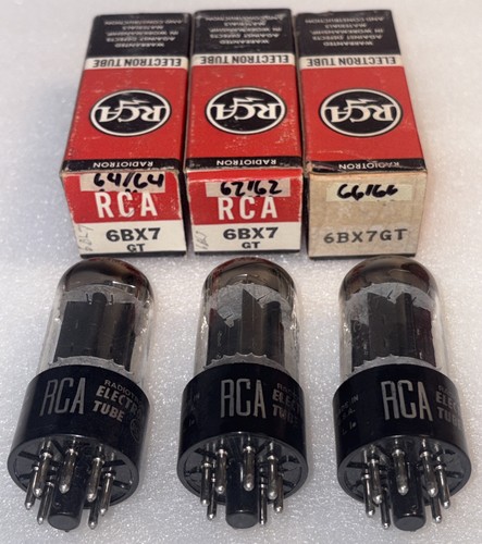 Tubi aspirazione rca - rca, 6bx7gt