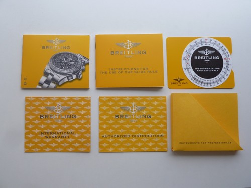 Breitling libretto set 6 - breitling,