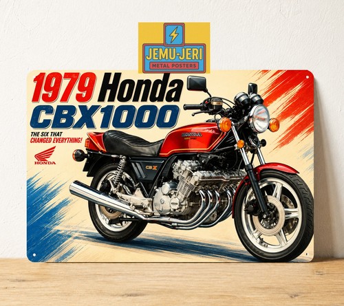 Insegna moto metallo honda - insegna,