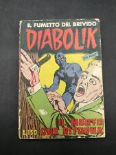 fumetto DIABOLIK prima serie originale numero 13 Ingoglia